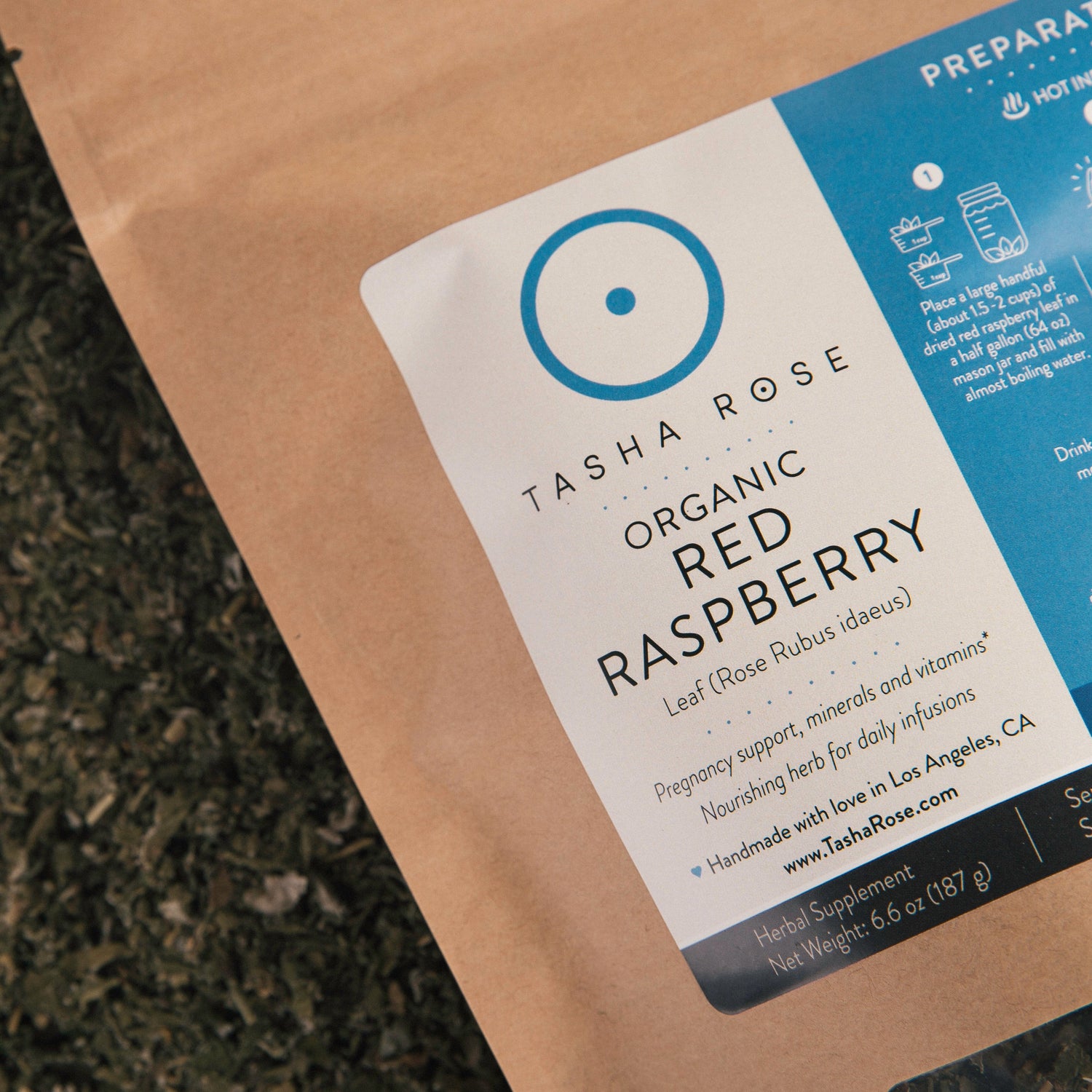 Organic Red Raspberry - Daily Nourishing Infusion Nourishing Infusion Tasha Rose