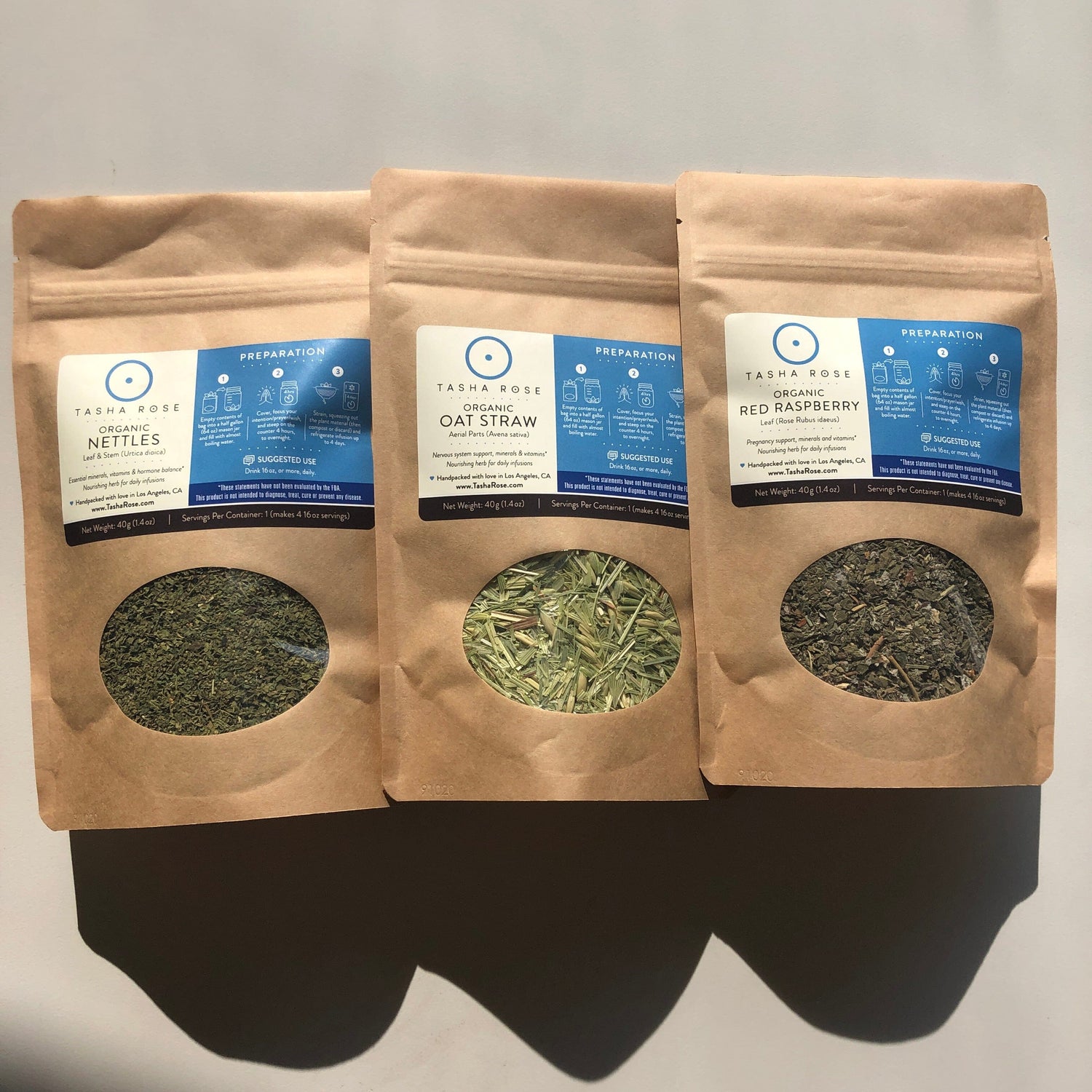 Trio Sampler - Nourishing Infusions Tasha Rose 